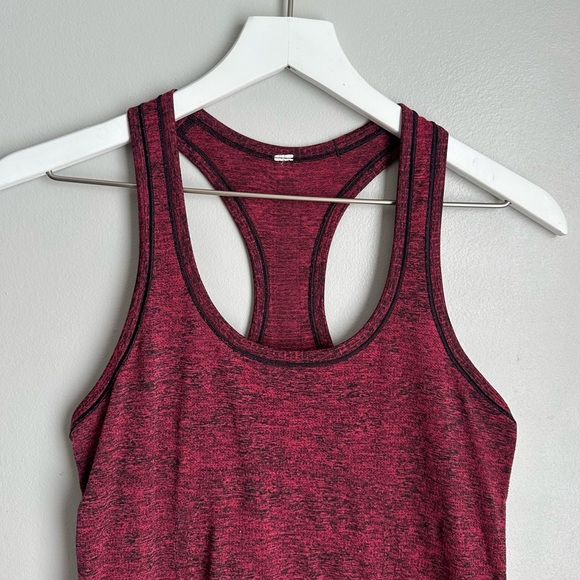 Lululemon Swiftly Tech Racerback in Fuchsia Pink Black - Picture 4 of 7